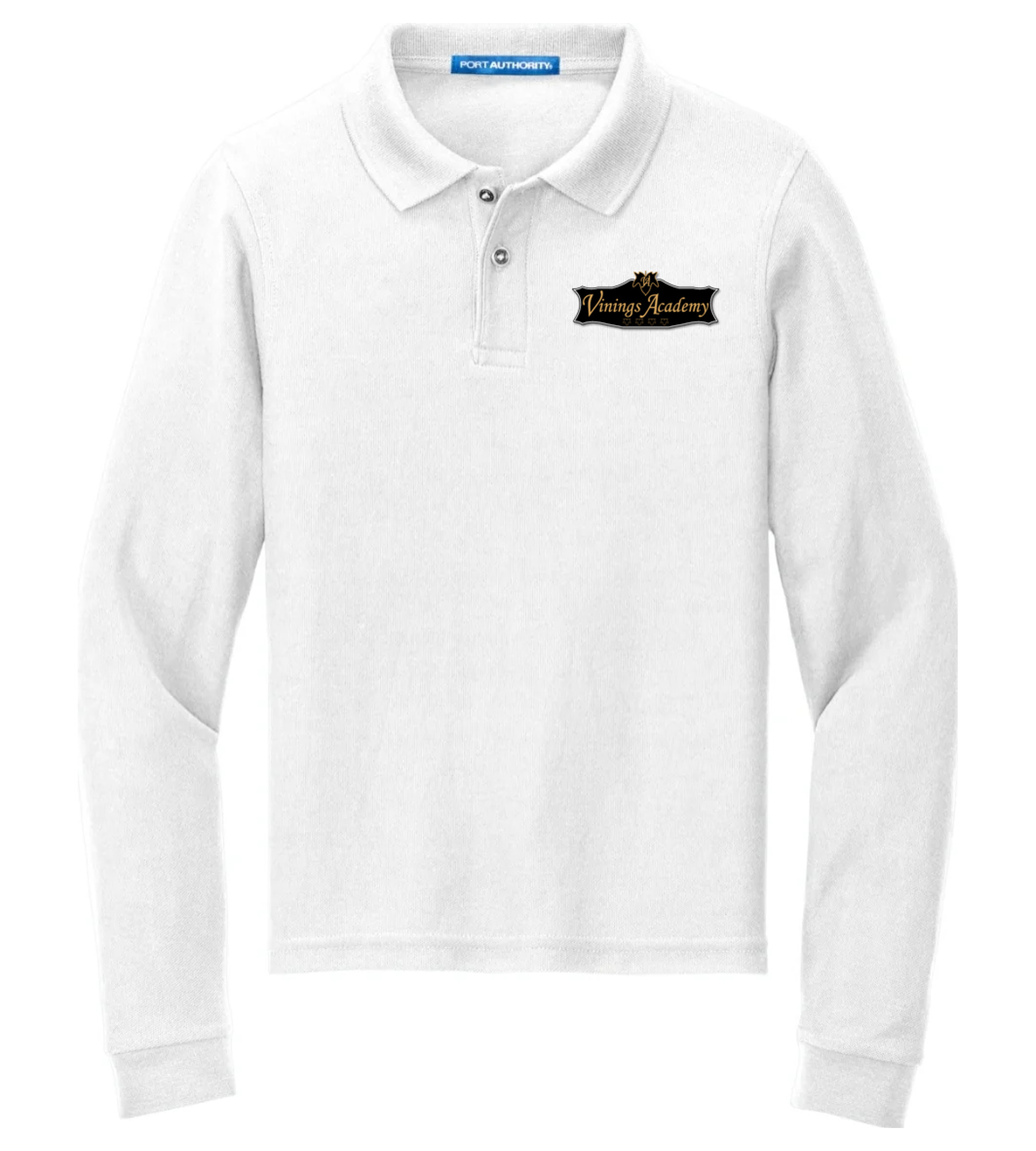 Port Authority Youth Long Sleeve Silk Touch Polo
